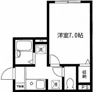 ドルチェ大岡山【1階】の間取り
