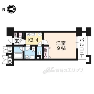 パインフィールド洛東【1階】の間取り