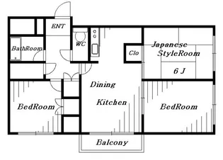ハイムセロー【2階】の間取り