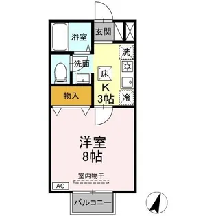 セジュールKIII【1階】の間取り