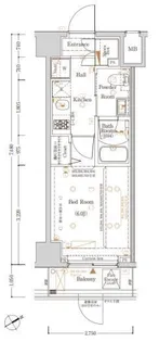 Log鶴見【3階】の間取り