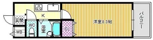 パテオ古市【1階】の間取り