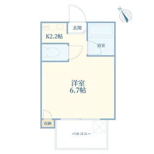 サンコーポ永井【3階】の間取り
