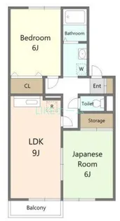 セジュール藤原【2階】の間取り