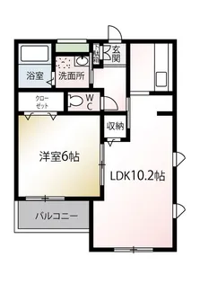 サニークレスト【3階】の間取り