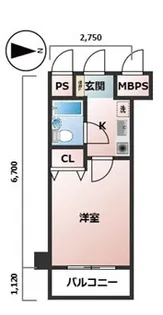 アーバンヒルズ両国【5階】の間取り