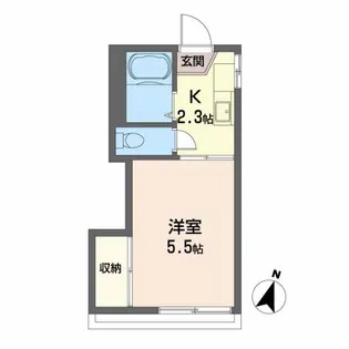メゾンアラキ【2階】の間取り