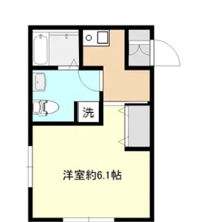 セレステ鶴瀬【1階】の間取り