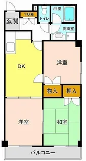 イーストプラム・ツカモト【3階】の間取り