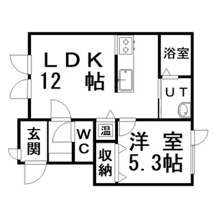 Colline(コリーヌ)【1階】の間取り