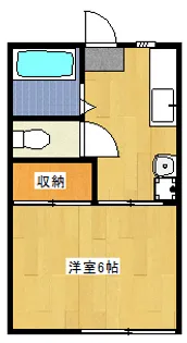 アンフィニ大野B棟【1階】の間取り