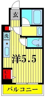 ボナール草加【4階】の間取り