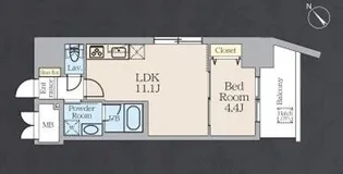 アルトヴィラ虎ノ門【11階】の間取り
