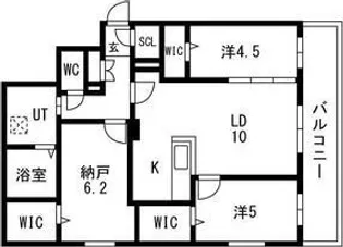 ヴィレッジ表参道【2階】の間取り