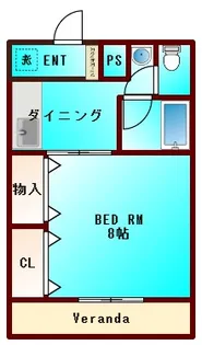 レジデンスイマイ【1階】の間取り