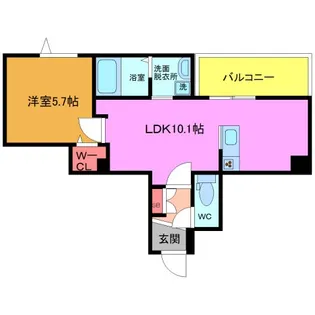 YAMASAN【4階】の間取り