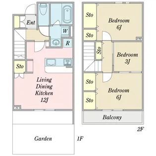 アンジェリーヴ奥戸の間取り