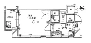 ステージファースト笹塚【6階】の間取り