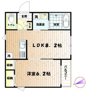 L’Allure【2階】の間取り