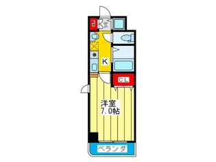 ル・フォン今里【6階】の間取り