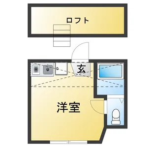 ユナイト六浦クレメント【2階】の間取り