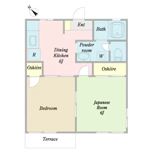 ラプラス船堀【1階】の間取り