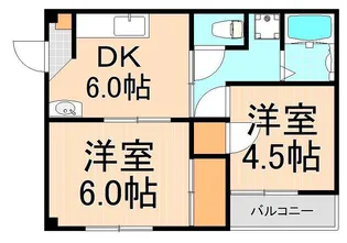 ウィンド西新井【3階】の間取り