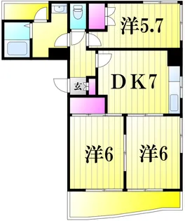 M・Hビル【3階】の間取り
