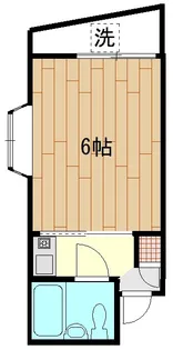 ラヴニール若葉【1階】の間取り