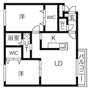 サン・エスポワール【5階】の間取り