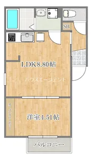 GRADUS葛西【1階】の間取り