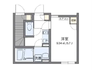クレイノ白樺【1階】の間取り