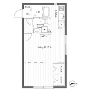 セゾン・デ・ブランシェ青葉台【4階】の間取り