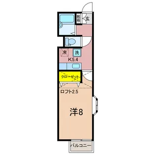 コムネット秋葉【2階】の間取り