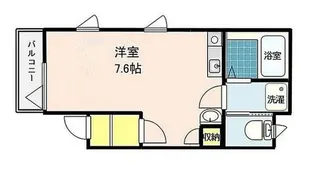 サニープレイス白山【2階】の間取り
