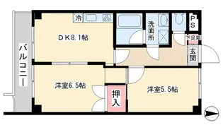 マイキャッスル久が原【2階】の間取り