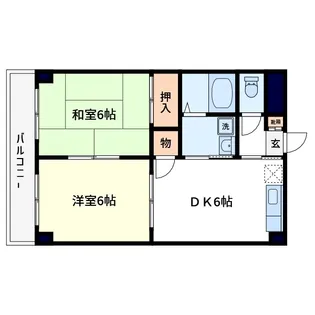 スイートハイツ【1階】の間取り