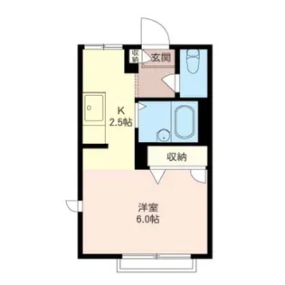 ヒルサイドコート【1階】の間取り