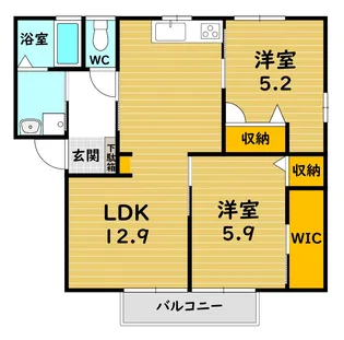サントークK【2階】の間取り
