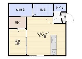 仮称福乃宮アパート【1階】の間取り