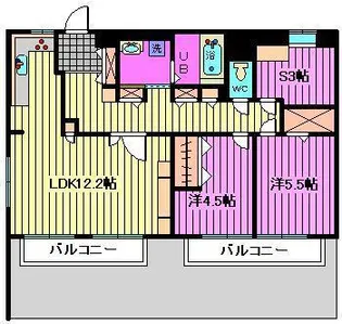 フクジュハイツ【1階】の間取り