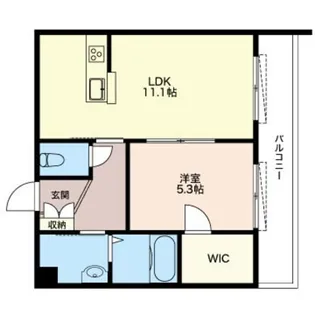 U’s Residence南行徳【3階】の間取り