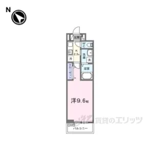 ヒカルサ京田辺大住【1階】の間取り