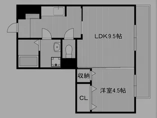 セジュールジュン【1階】の間取り