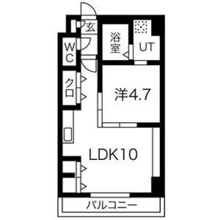 レベント岐阜【4階】の間取り