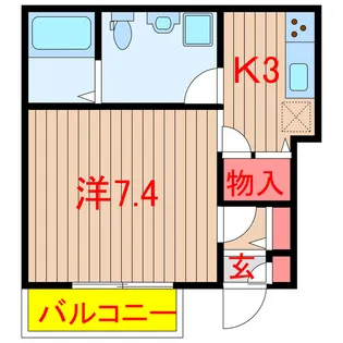 メゾン・リッツ【1階】の間取り