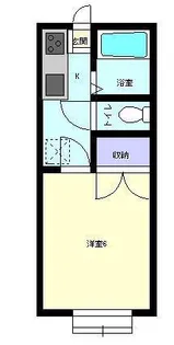 リッチオーク壱番館【1階】の間取り