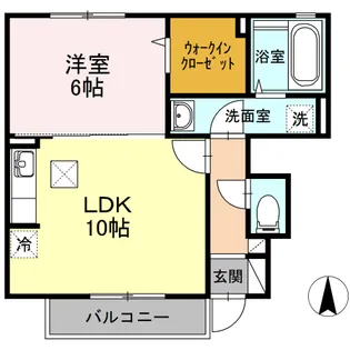 アストルム【1階】の間取り