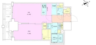 門前仲町レジデンス九番館【10階】の間取り