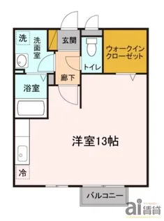 パティオII Bの間取り